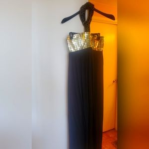 Goddess style maxi cotton dress